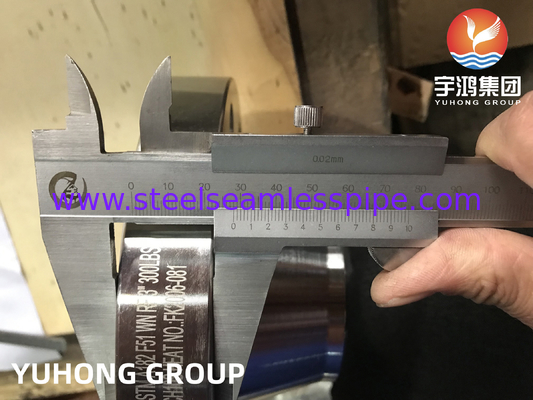 ASTM A182 F51 دو فلز فولاد جعل شده Weldneck Flange RF B16.5 برای نفت و گاز