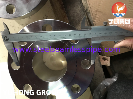 ASTM A182 F51 دو فلز فولاد جعل شده Weldneck Flange RF B16.5 برای نفت و گاز