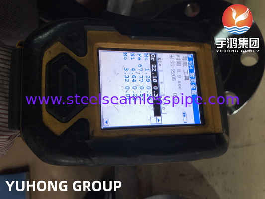 ASTM A182 F51 دو فلز فولاد جعل شده Weldneck Flange RF B16.5 برای نفت و گاز