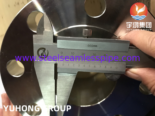 ASTM A182 F51 دو فلز فولاد جعل شده Weldneck Flange RF B16.5 برای نفت و گاز
