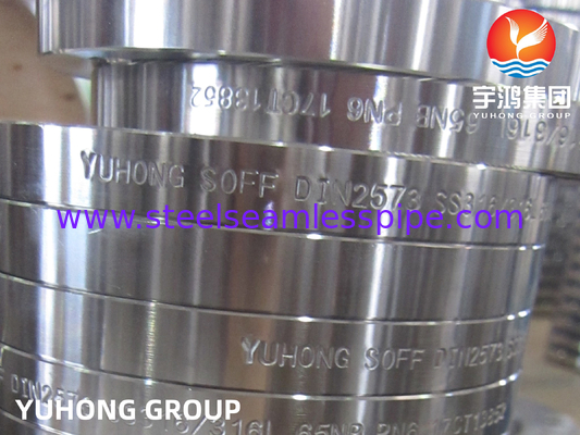 DIN2573، ASTM A182 F316 F316L، فولاد ضد زنگ جعل شده در فلنج ها، سطح مسطح B16.5