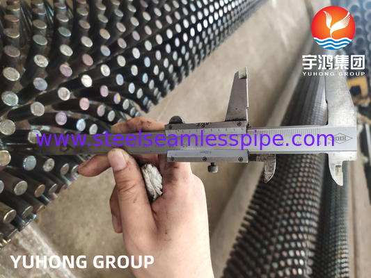 ASTM SA335 P5 P9 لوله فلک دار استور اصلاح بخار لوله فلک