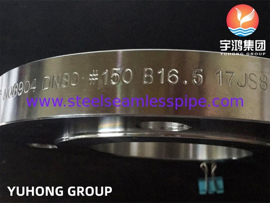 فلنج فولاد ضد زنگ ASTM A182 F904L 300LBS B16.5 برای صنعت پتروشیمی