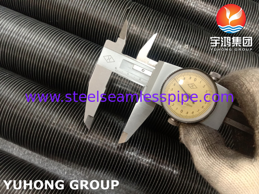 مواد پایه لوله های داخل نوع G ASME B163 مواد NO4400 آلومینیوم برای رادیاتور تبخیر دهنده مبادله گرما