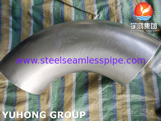 ASTM B363 WPT2 Elbow Titanium Alloy Steel Buttweld Fitting ASME B16 با استفاده از دستگاه های فولادی9