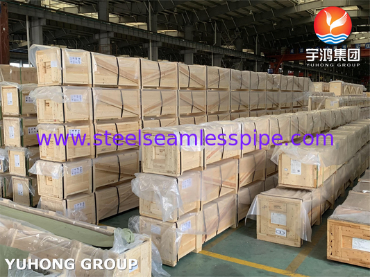 ASTM B111 C44300 لوله بدون درز آلیاژ مس برای مبادله گرما