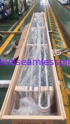 ASME SA213 / SA213M-2013a، TP904L / UNS NO8904 فولاد ضد زنگ U Bend لوله 19.05 MM X 1.65MM