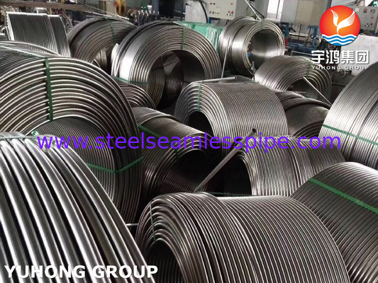 ASTM A269 TP316L لوله سیم پیچ بی سیم فولاد ضد زنگ برای مبادلات گرما