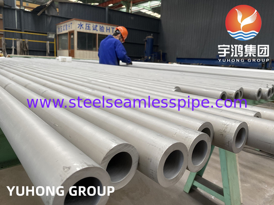 ASTM A213 TP321 08X18H10T لوله گچ بی سیم فولاد ضد زنگ