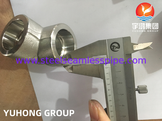 ASTM A182 F304 فولاد ضد زنگ ساخته شده با تناسب 90 DEG11