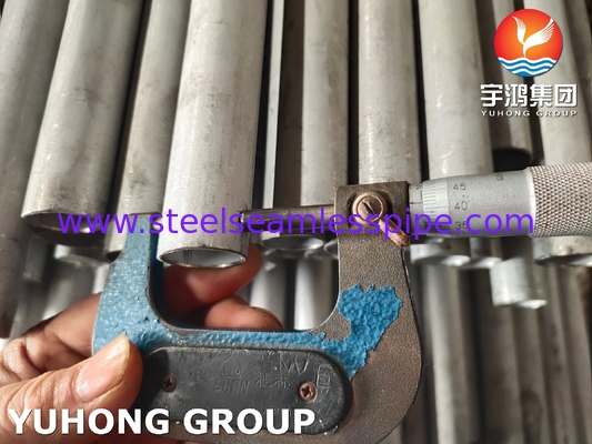 ASTM A789 UNS S31803 لوله بدون درز از فولاد ضد زنگ دوگانه برای کارخانه های پردازش شیمیایی