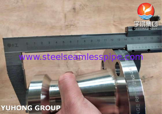 فلنج جوشی گردن UNS S32750 F53 کلاس 150 مقاوم در برابر کلرید آب دریا شیرین‌سازی NACE MR0175​