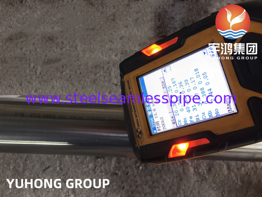ASTM B729 UNS N08020 2.4660 آلیاژ نیکل 20 لوله بدون درز 100٪ UT