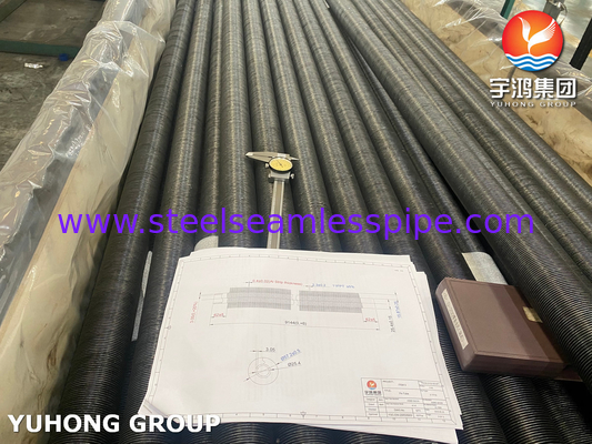 لوله های جاسازی شده G-Fins، ASME SA210 Gr A1 برای نیروگاه ها و کاربردهای پتروشیمی