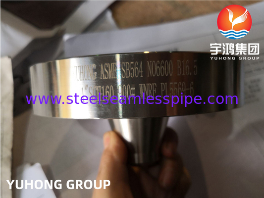 ASTM B564 Alloy600 UNS NO6600 آلیاژ نیکل فلش چهره RF کور