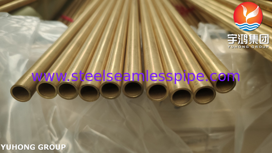 ASME SB111 C68700 لوله های مس باریک بدون درز برای ترشح آب دریا