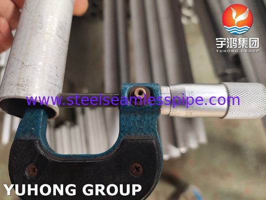 لوله دوگانه 2205 بدون درز ، ASTM A789 UNS S31803 لوله دوگانه فولادی