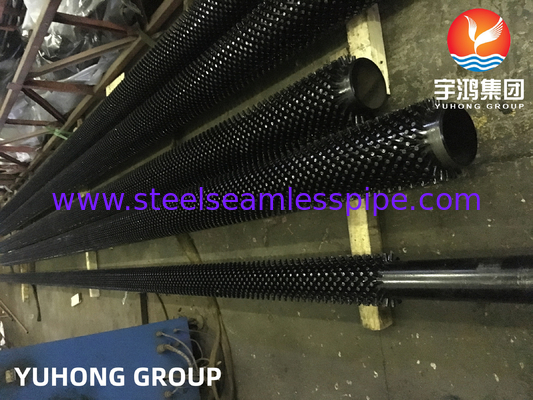 ASTM A335 P9 SS 410 لوله بالدار استود برای کوره اصلاح بخار