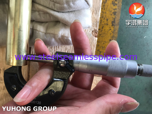 ASME SB111 C44300 Admiralty Brass Tube O61 برای مبادله گرما