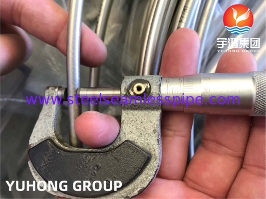 ASTM A269 TP316L لوله ای از فولاد ضد زنگ روشن برای تزریق مواد شیمیایی