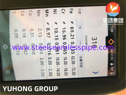 ASTM A269 TP316 TP316L لوله فولادی فولادی استنیتیک برای صنعت نفت و گاز