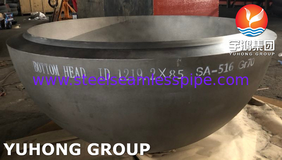 ASTM SA516 Gr.70 سر پایین برای مبادلات گرما با فشار بالا