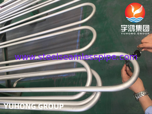 ASTM B444 Gr.2 INCONEL 625 لوله مبادله گرما بدون درز U Bend برای استفاده در مبادله گرما