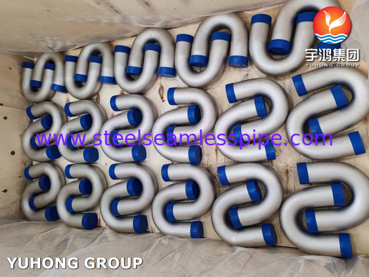 ASME SA213 TP316L 1.4404 لوله خم U فولاد ضد زنگ برای بخاری های آتش