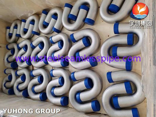 ASME SA213 TP316L 1.4404 لوله خم U فولاد ضد زنگ برای بخاری های آتش