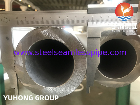 ASTM A312 TP321H لوله بی سیم فولاد ضد زنگ 100٪ ET / UT / HT برای مبادله گرما