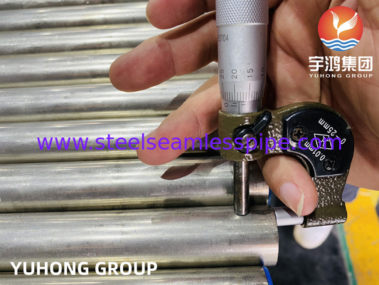 ASME SB167 N06600 نکل کرومیوم آلیاژ آهن لوله بی درهم برای کاربردهای پتروشیمی