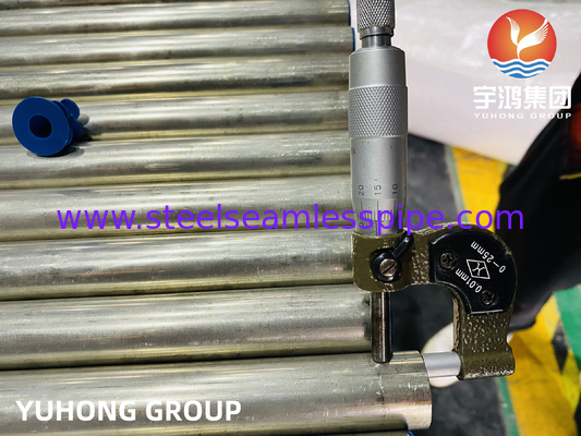 ASME SB167 N06600 نکل کرومیوم آلیاژ آهن لوله بی درهم برای کاربردهای پتروشیمی
