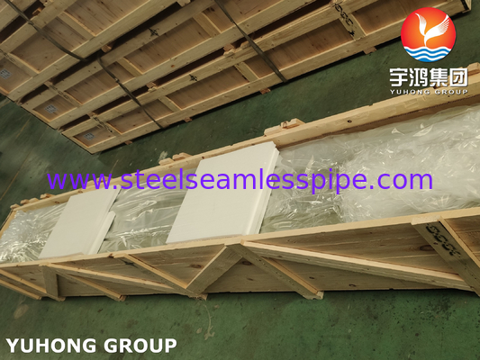 ASME SB111 C68700 لوله بدون درز آلومینیومی برنجی O61 برای بسته لوله مبدل گرما