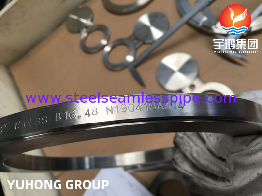 فلنج کور عینک، ASTM A182 F316L فلنج فولاد ضد زنگ شکل 8، RF ASME B16.48