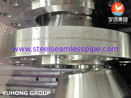 ASTM A182 F53 / UNS S32750 فلانژ فولادی فولادی 2507 WNRF