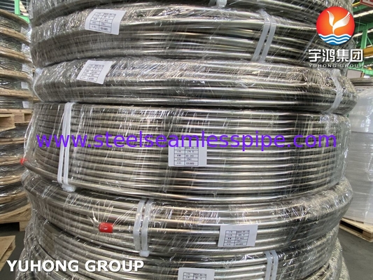 ASTM A269 TP316/316L لوله مبادله گرما از فولاد ضد زنگ روشن روشن