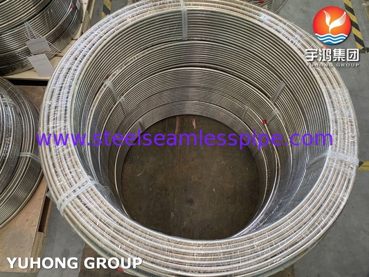 ASTM A269 TP316/316L لوله مبادله گرما از فولاد ضد زنگ روشن روشن