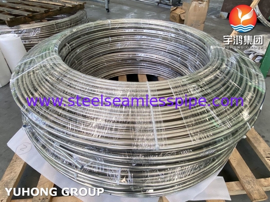 ASTM A269 TP316/316L لوله مبادله گرما از فولاد ضد زنگ روشن روشن