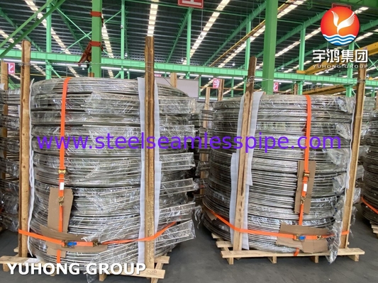 ASTM A269 TP316/316L لوله مبادله گرما از فولاد ضد زنگ روشن روشن