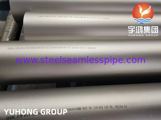 ASME SB514 Incoloy 800H Weld Tube فولاد آلیاژ نیکل- آهن- کرومیوم برای خدمات خوردگی عمومی