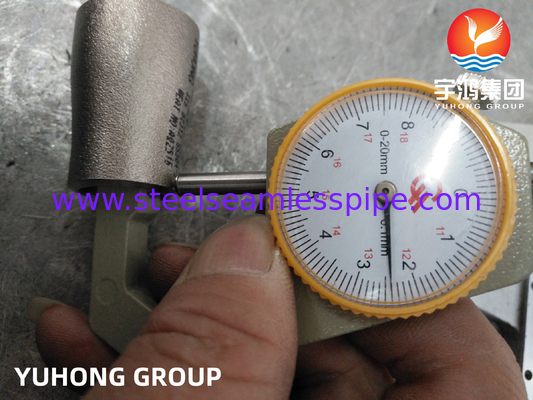 JIS B2312 SS304 Reducer Butt Weld بدون دنده Reducer ECC Reducer لوازم فولاد ضد زنگ
