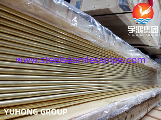 ASTM B111 C44300 مبادله گرما یخچال تهویه دهنده لوله های بدون درز مس از آدرالیستی