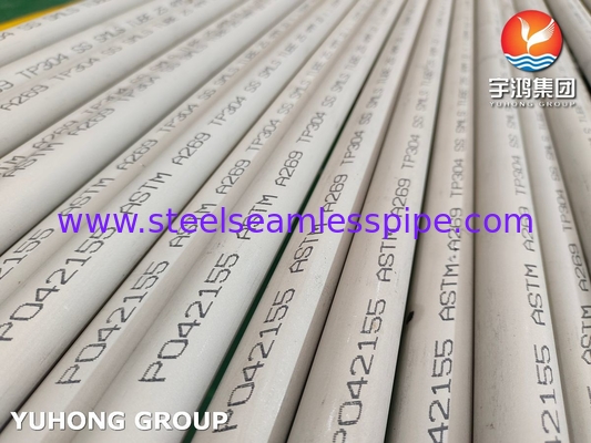 ASTM A269 TP304 لوله های بدون درز از فولاد ضد زنگ