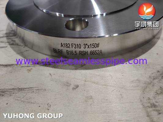 فلنج کور از فولاد ضد زنگ ASME B16.5 ASTM A182 F310 فلنج BLRF