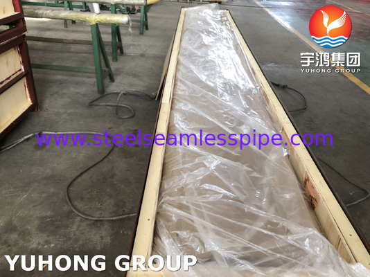 ASME SB111 C70600 C68700 C71500 C44300 لوله بدون درز 100٪ HT 15.88 X 1.24 X 6096MM