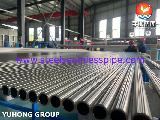 ASTM A249 TP304 1.4301 لوله جوشیده از فولاد ضد زنگ روشن برای مبادله گرما
