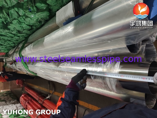 ASME SA270 ASTM A270 لوله های جوشیده شده فولاد ضد زنگ 320 240 GRIT TP304