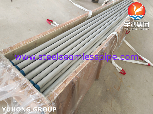 ASTM A312 فولاد ضد زنگ 253MA UNS S30815 لوله بدون درز ترشح شده و گرم شده