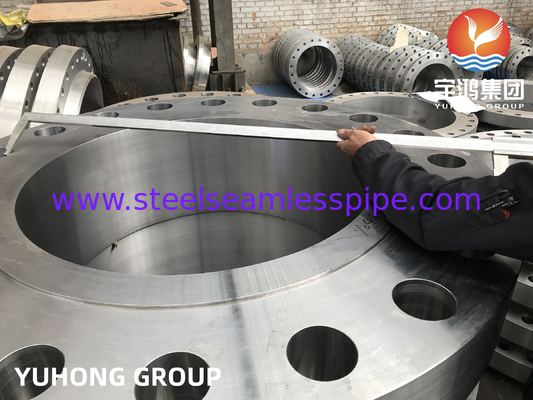 فلنج پوششی اینکونل 625 ASTM A694 F52 فلنج گردن جوش فولاد کربن