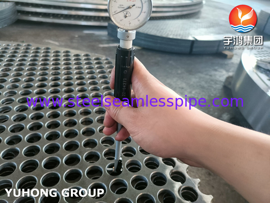 EN 10025-2 S235JR بافل های فولاد کربن صفحه بافل مبادله گرما سفارشی